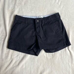 Old Navy Black Midrise Cotton Shorts